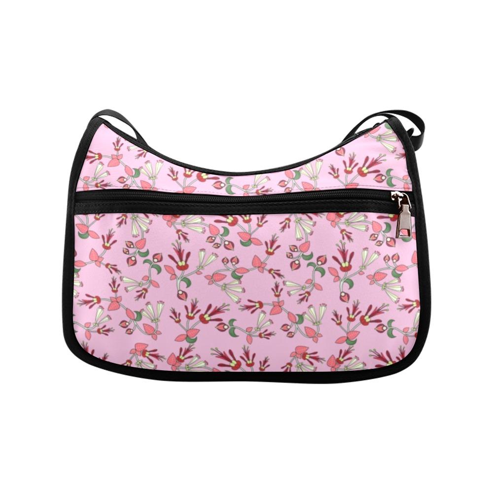 Strawberry Floral Crossbody Bags (Model 1616) Crossbody Bags (1616) e-joyer 