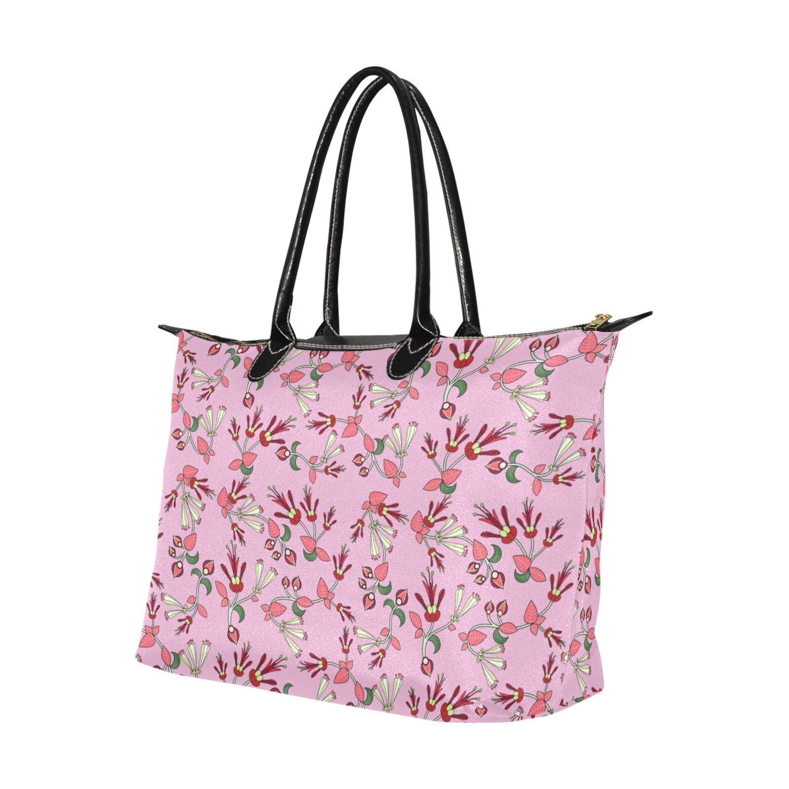Strawberry Floral Single-Shoulder Lady Handbag (Model 1714) bag e-joyer 