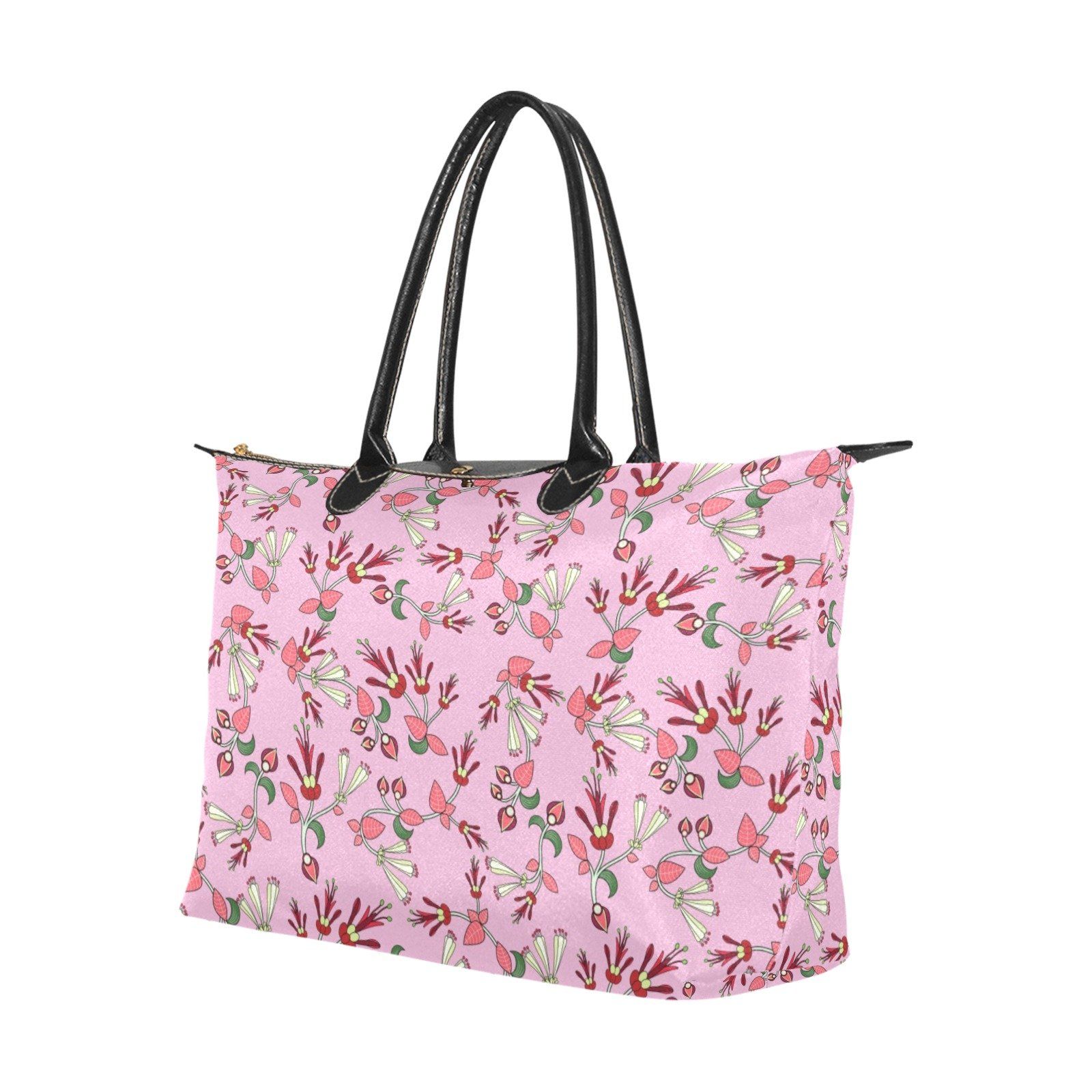 Strawberry Floral Single-Shoulder Lady Handbag (Model 1714) bag e-joyer 