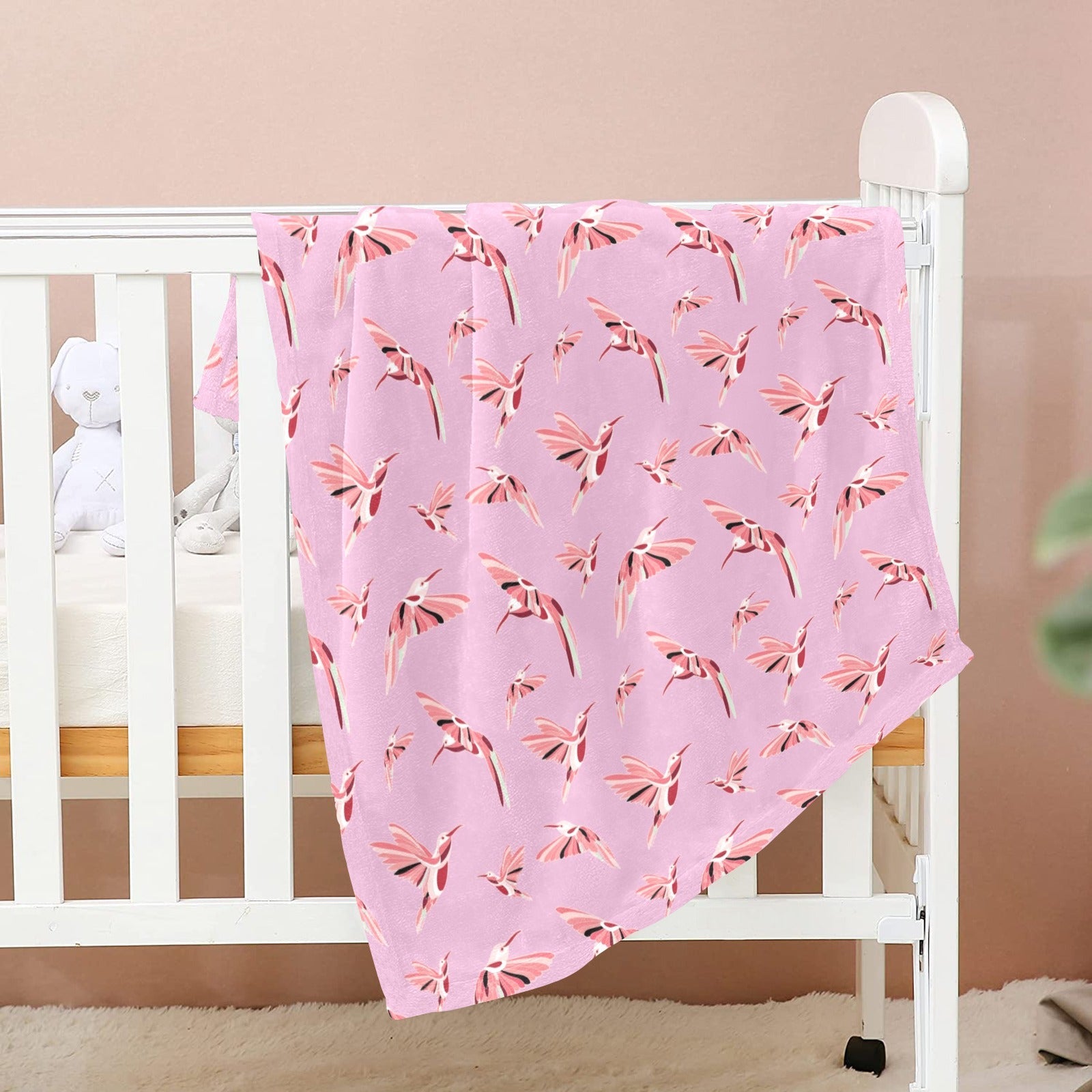 Strawberry Pink Baby Blanket 40"x50" Baby Blanket 40"x50" e-joyer 