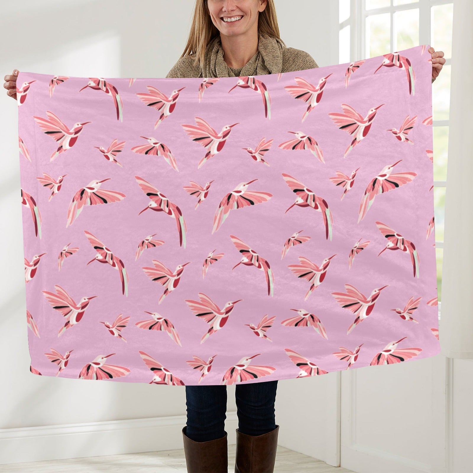Strawberry Pink Baby Blanket 40"x50" Baby Blanket 40"x50" e-joyer 