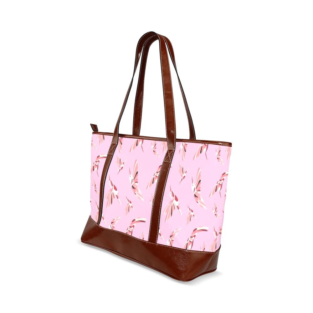 Strawberry Pink Tote Handbag (Model 1642) Tote Handbags (1642) e-joyer 