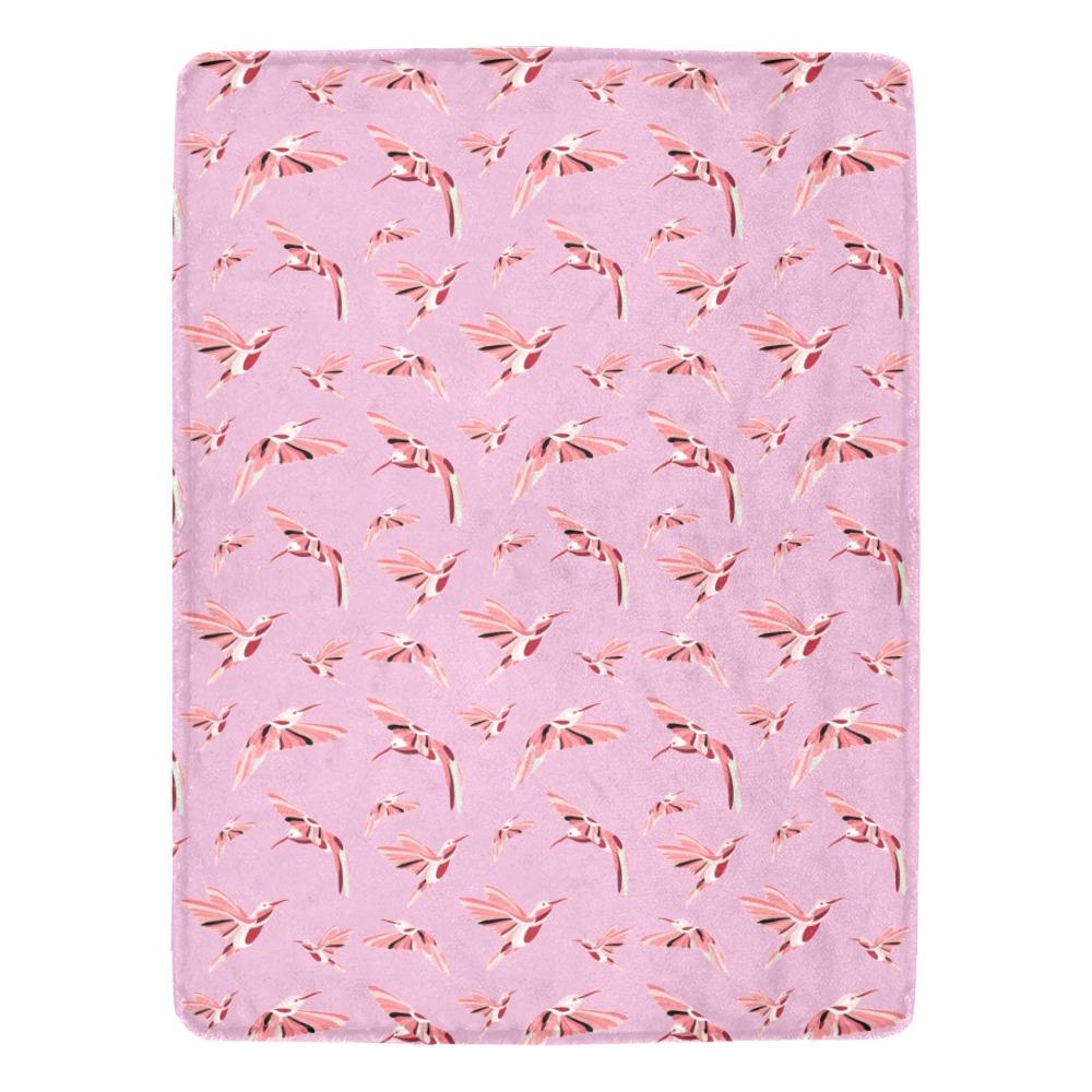 Strawberry Pink Ultra-Soft Micro Fleece Blanket 60"x80" Ultra-Soft Blanket 60''x80'' e-joyer 