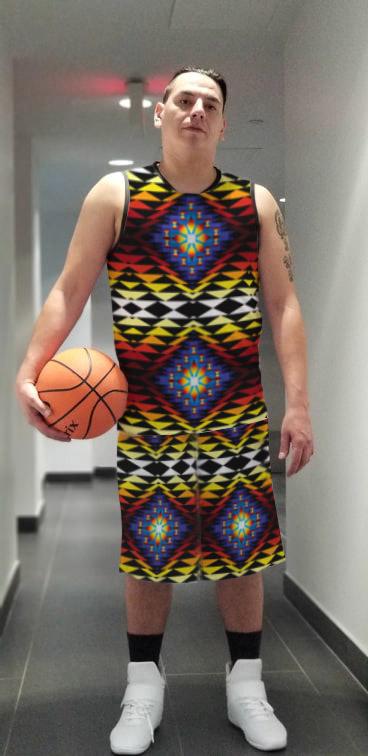 Sunset Blanket All Over Print Basketball Uniform Basketball Uniform e-joyer 