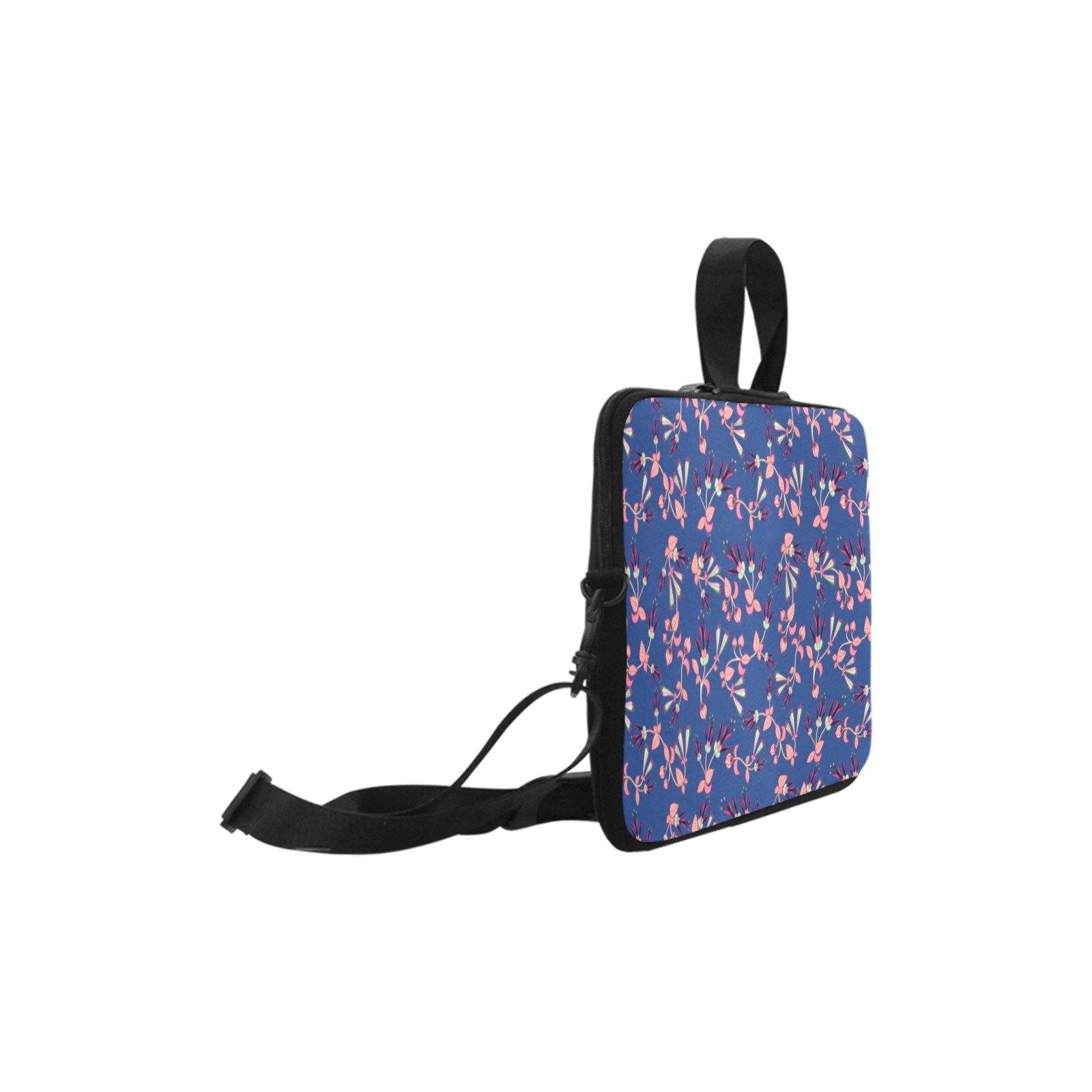 Swift Floral Peach Blue Laptop Handbags 10" bag e-joyer 