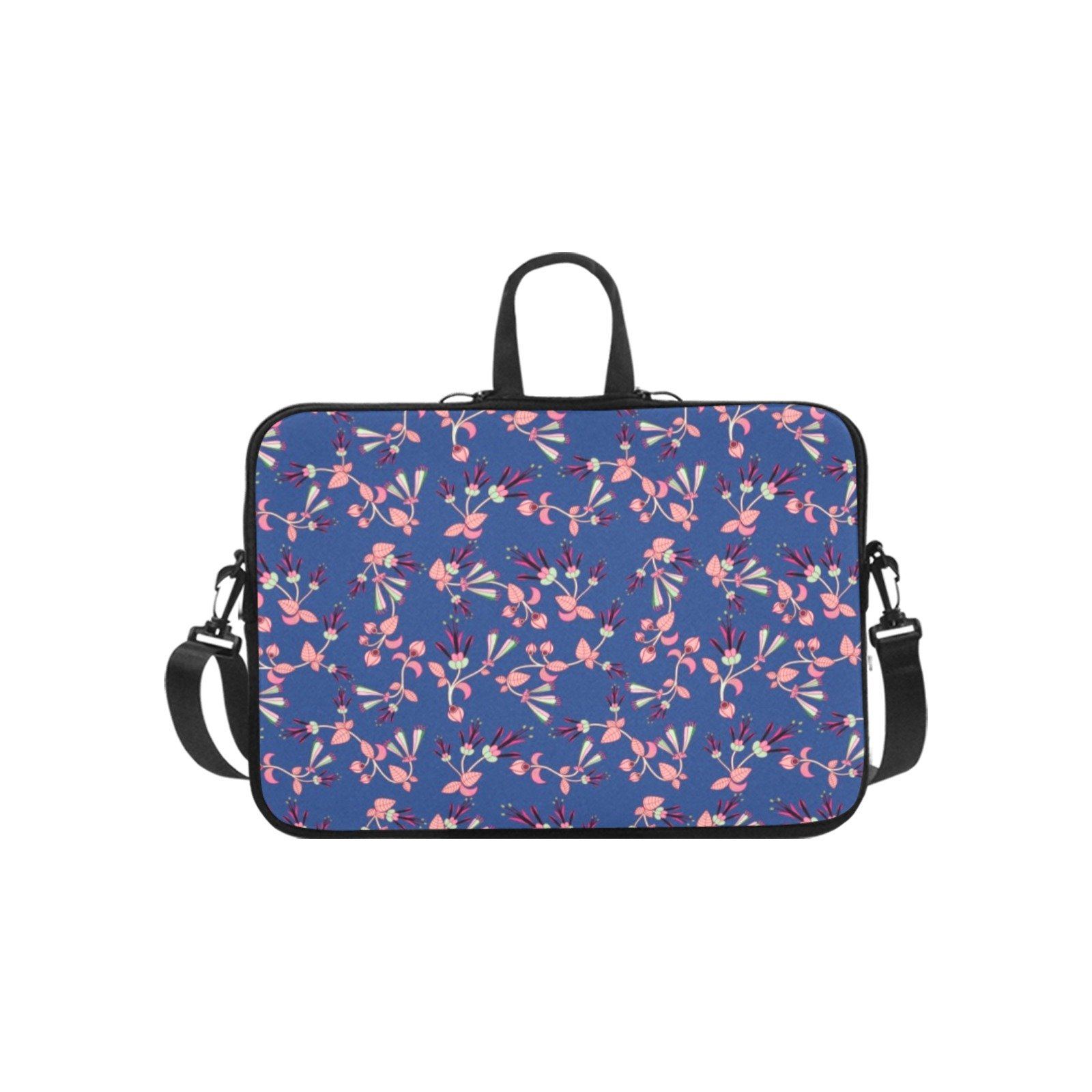 Swift Floral Peach Blue Laptop Handbags 11" bag e-joyer 