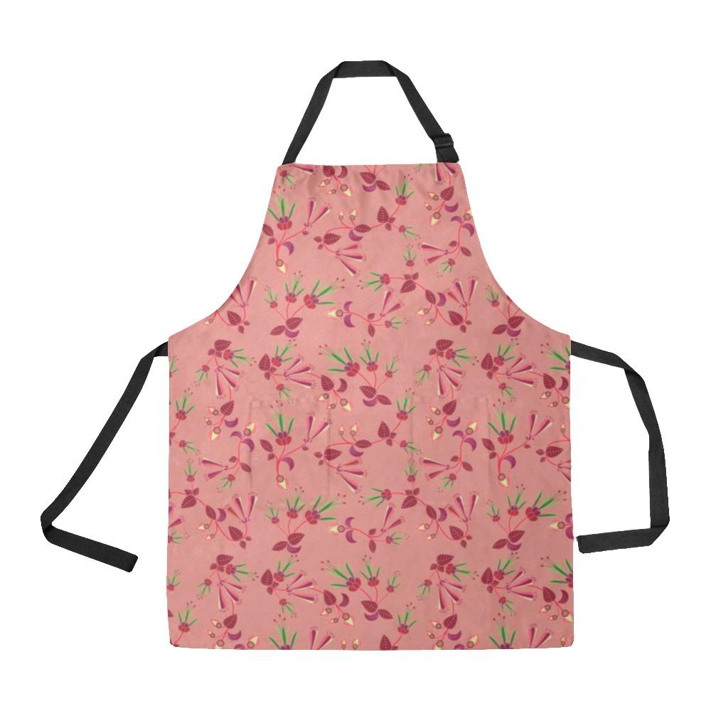Swift Floral Peach Rouge Remix All Over Print Apron All Over Print Apron e-joyer 