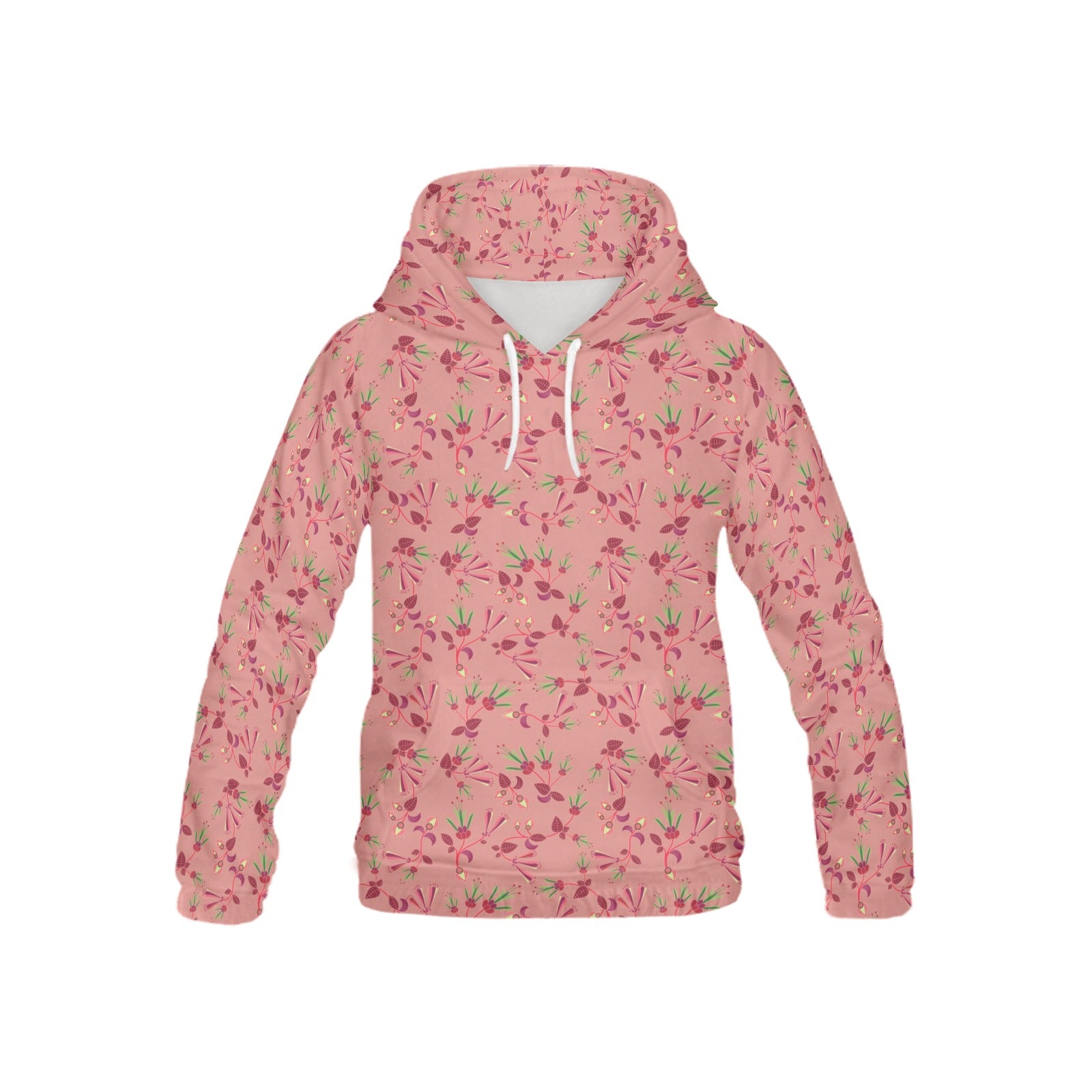 Swift Floral Peach Rouge Remix All Over Print Hoodie for Kid (USA Size) (Model H13) All Over Print Hoodie for Kid (H13) e-joyer 