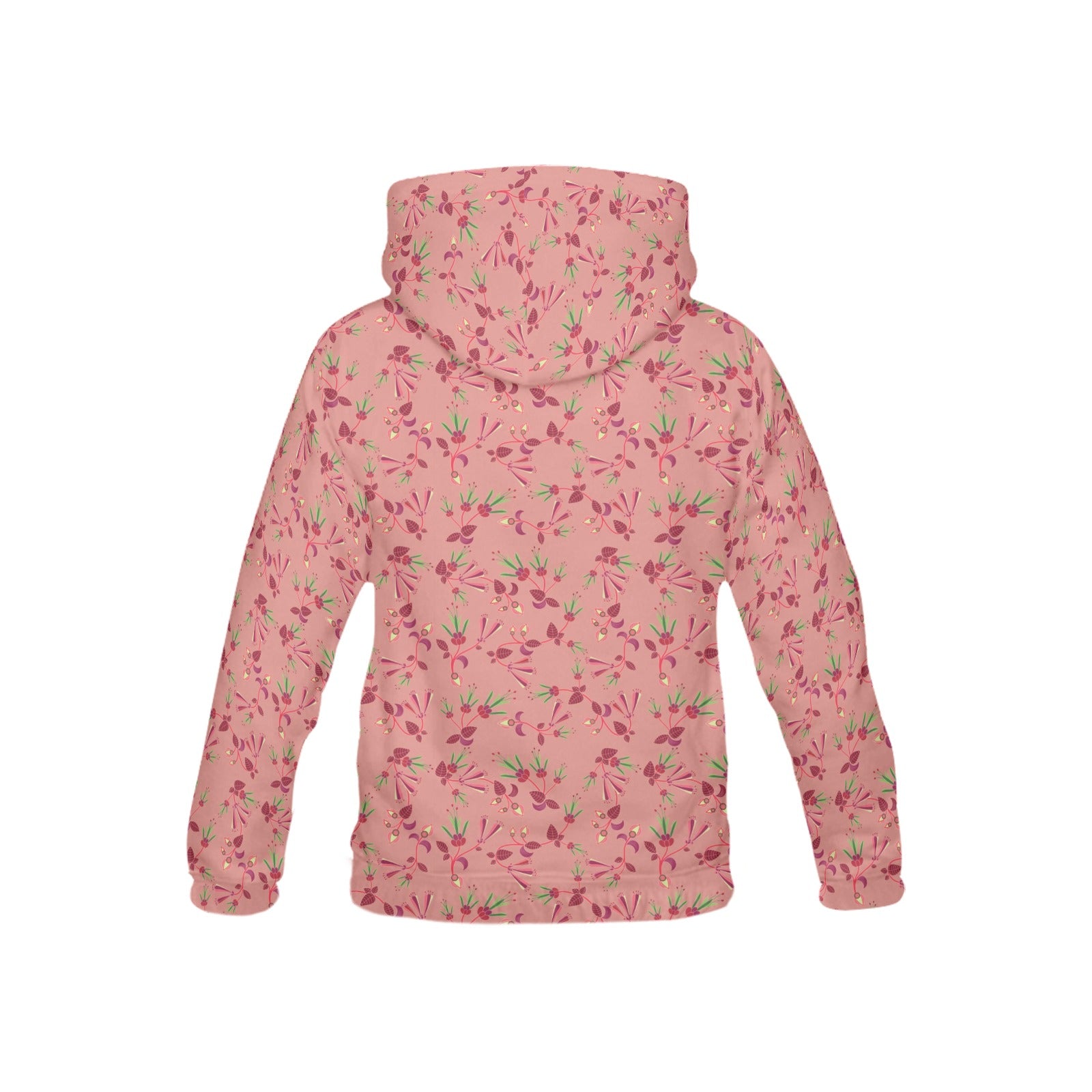 Swift Floral Peach Rouge Remix All Over Print Hoodie for Kid (USA Size) (Model H13) All Over Print Hoodie for Kid (H13) e-joyer 
