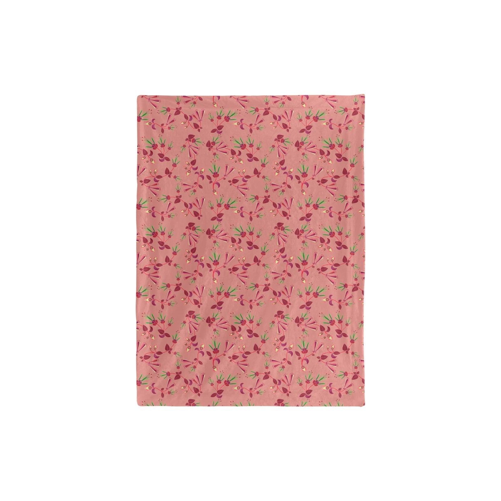 Swift Floral Peach Rouge Remix Baby Blanket 30"x40" Baby Blanket 30"x40" e-joyer 