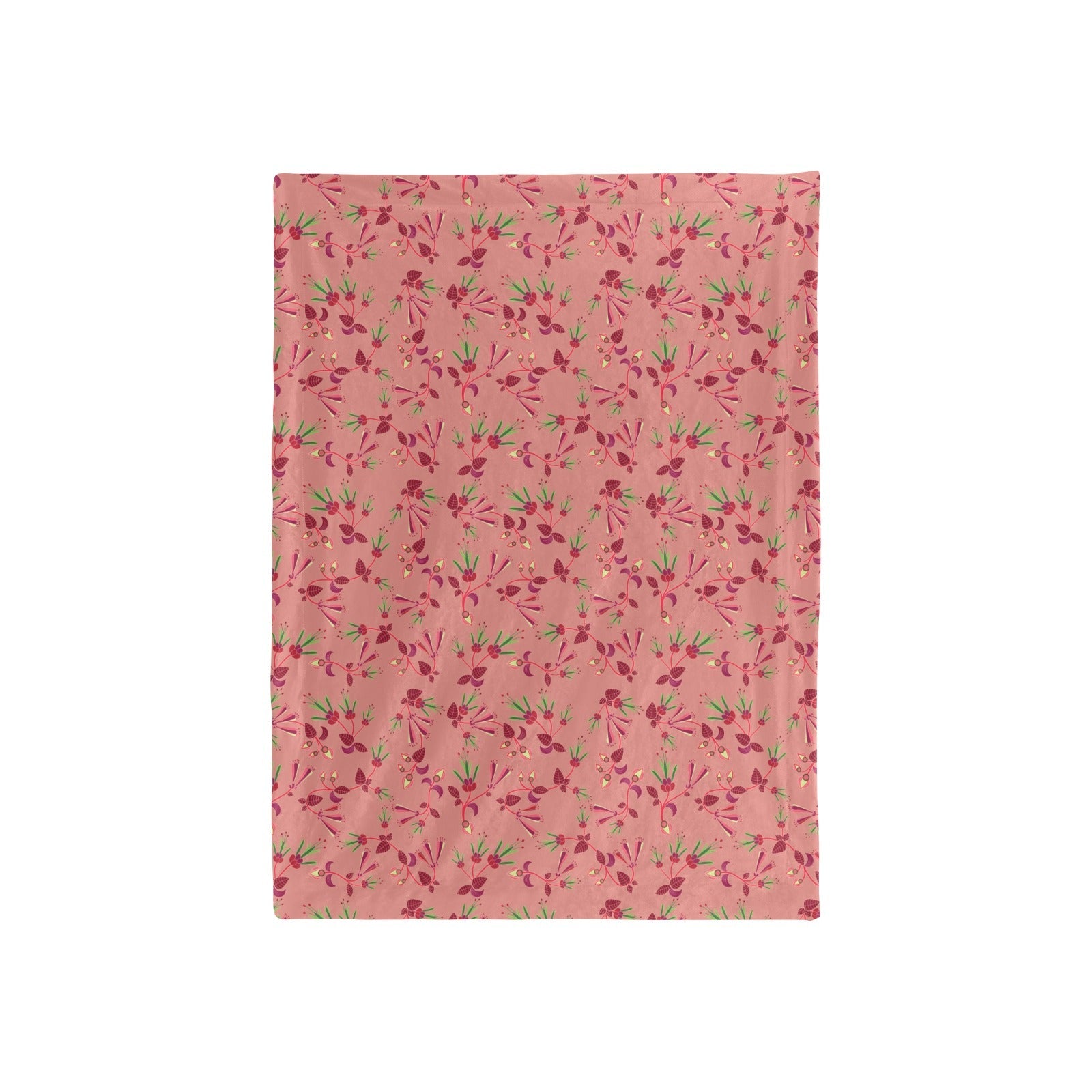 Swift Floral Peach Rouge Remix Baby Blanket 40"x50" Baby Blanket 40"x50" e-joyer 