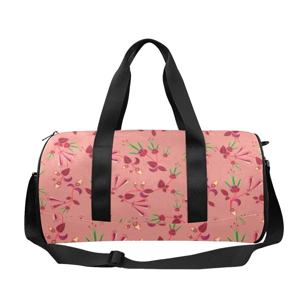 Swift Floral Peach Rouge Remix Duffle Bag (Model 1679) Duffle Bag (1679) e-joyer 