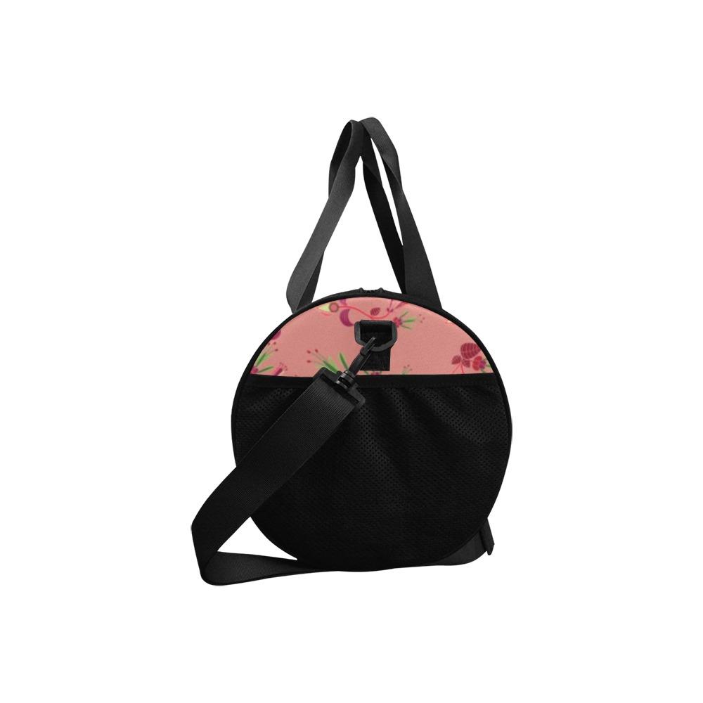 Swift Floral Peach Rouge Remix Duffle Bag (Model 1679) Duffle Bag (1679) e-joyer 