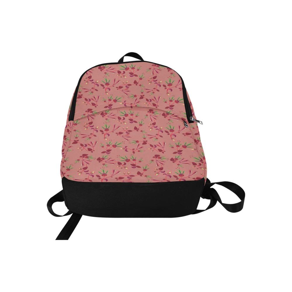 Swift Floral Peach Rouge Remix Fabric Backpack for Adult (Model 1659) Casual Backpack for Adult (1659) e-joyer 