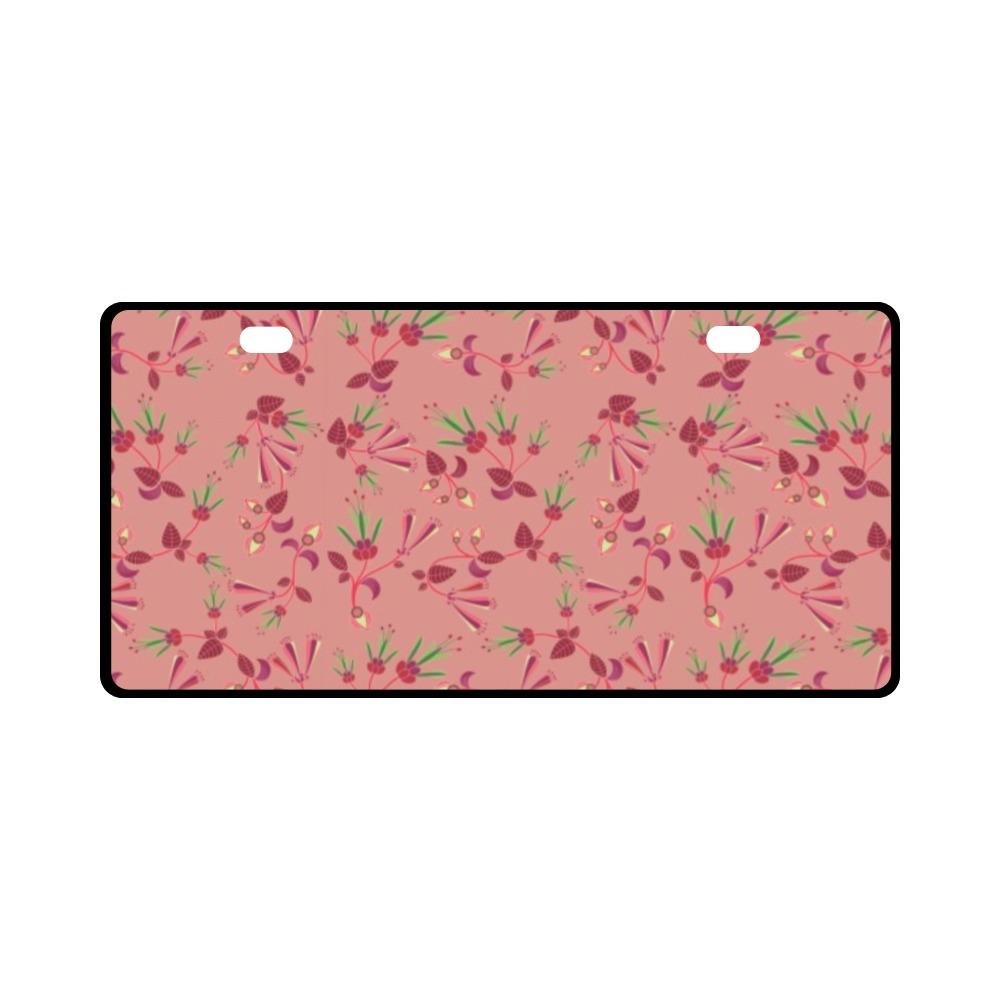 Swift Floral Peach Rouge Remix License Plate License Plate e-joyer 