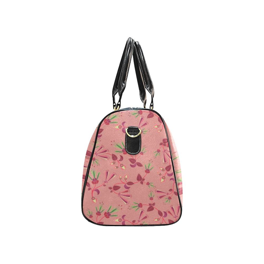 Swift Floral Peach Rouge Remix New Waterproof Travel Bag/Small (Model 1639) bag e-joyer 