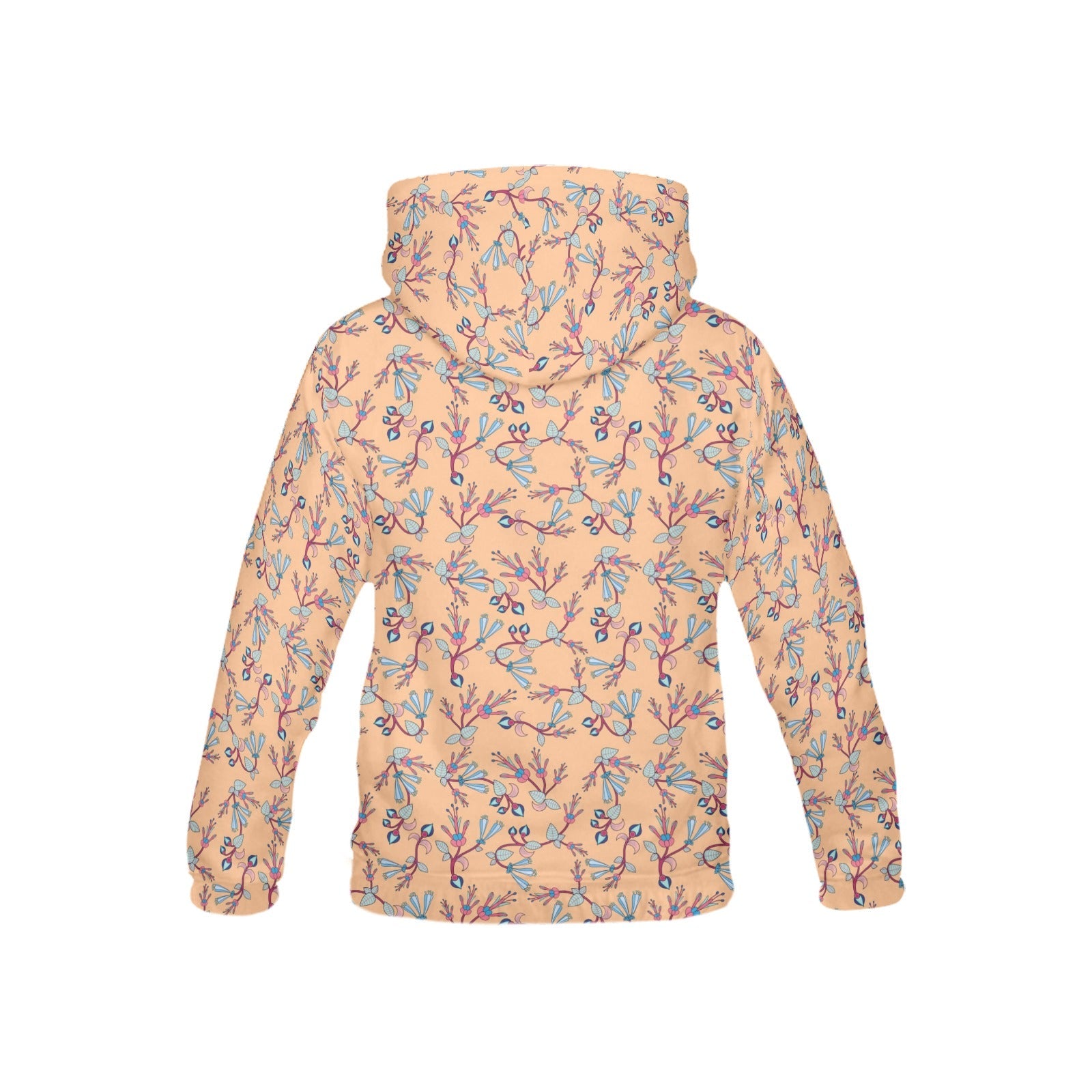 Swift Floral Peache All Over Print Hoodie for Kid (USA Size) (Model H13) All Over Print Hoodie for Kid (H13) e-joyer 