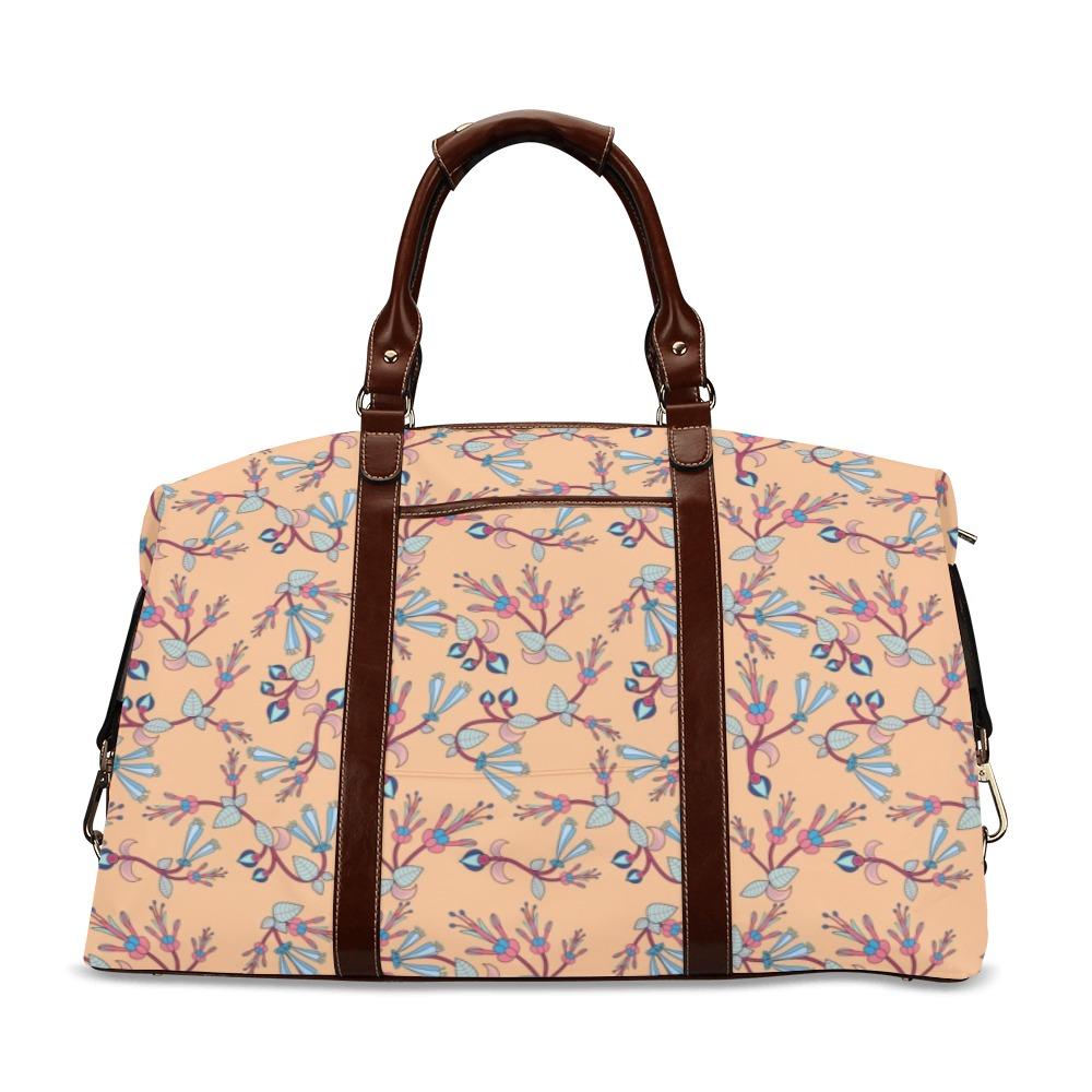 Swift Floral Peache Classic Travel Bag (Model 1643) Remake Classic Travel Bags (1643) e-joyer 