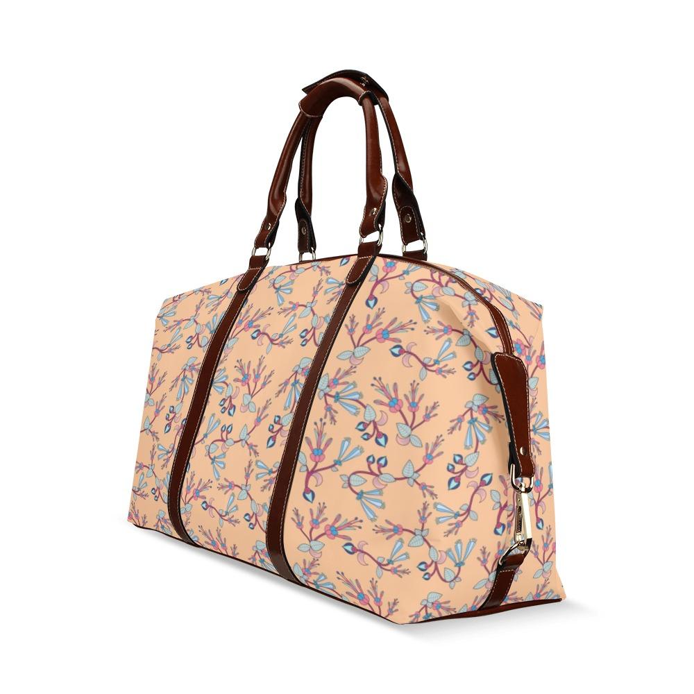 Swift Floral Peache Classic Travel Bag (Model 1643) Remake Classic Travel Bags (1643) e-joyer 