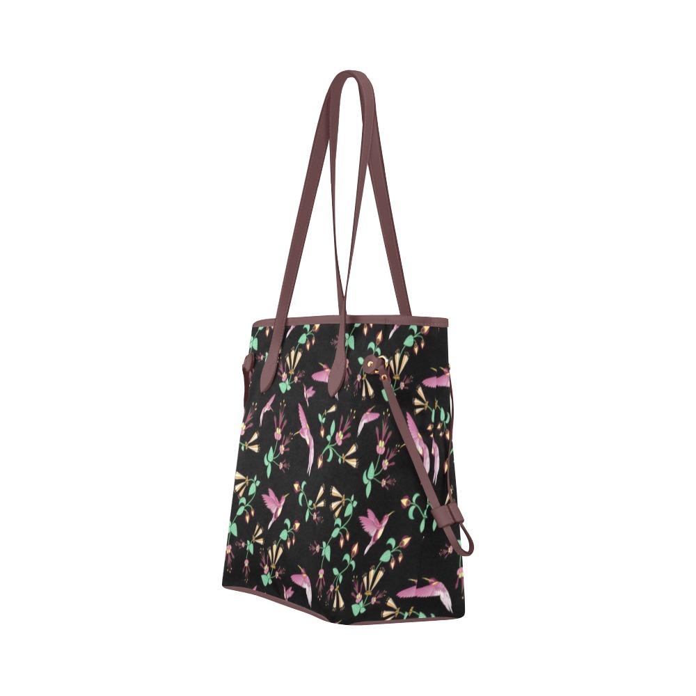 Swift Noir Clover Canvas Tote Bag (Model 1661) Clover Canvas Tote Bag (1661) e-joyer 