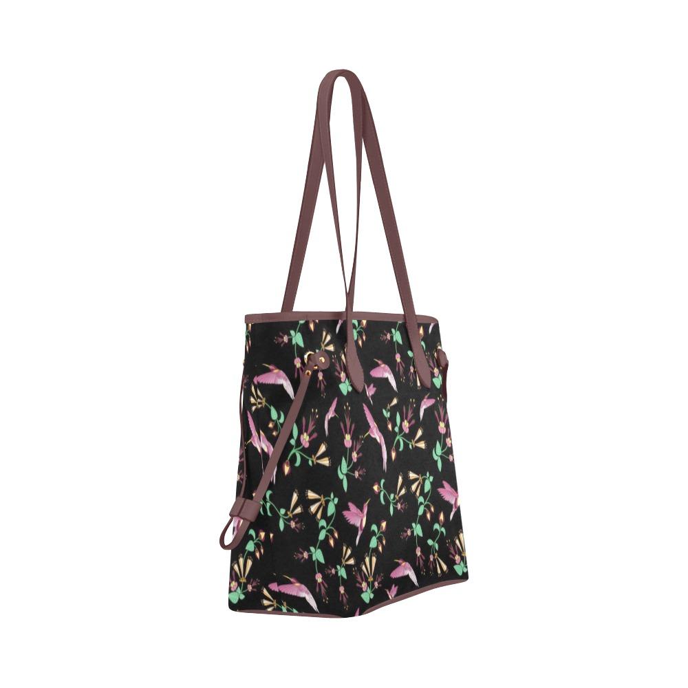 Swift Noir Clover Canvas Tote Bag (Model 1661) Clover Canvas Tote Bag (1661) e-joyer 