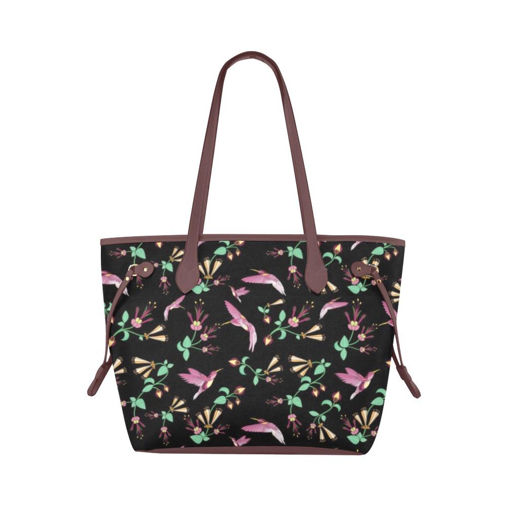 Swift Noir Clover Canvas Tote Bag (Model 1661) Clover Canvas Tote Bag (1661) e-joyer 