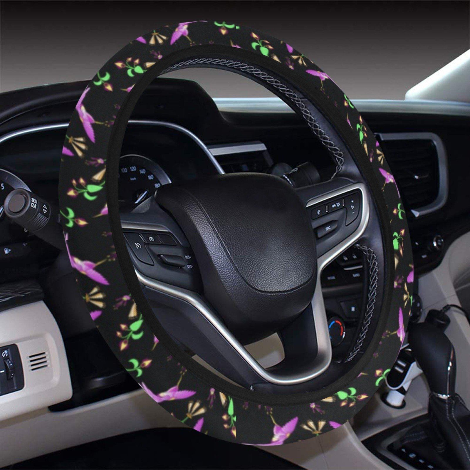 Swift Noir Steering Wheel Cover with Elastic Edge Steering Wheel Cover with Elastic Edge e-joyer 