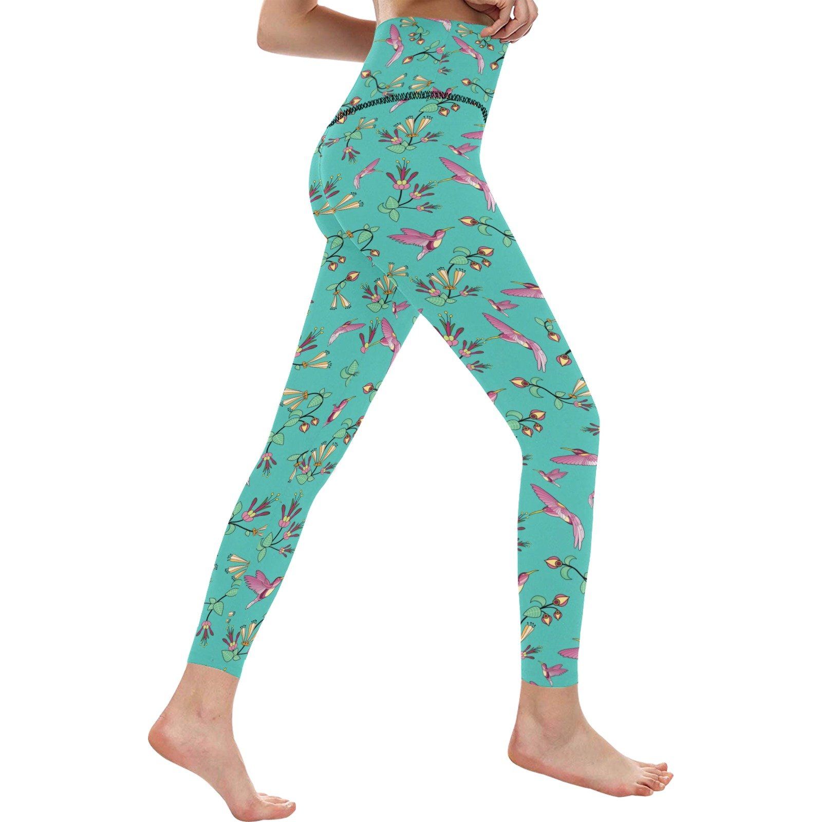 Swift Pastel All Over Print High-Waisted Leggings (Model L36) High-Waisted Leggings (L36) e-joyer 
