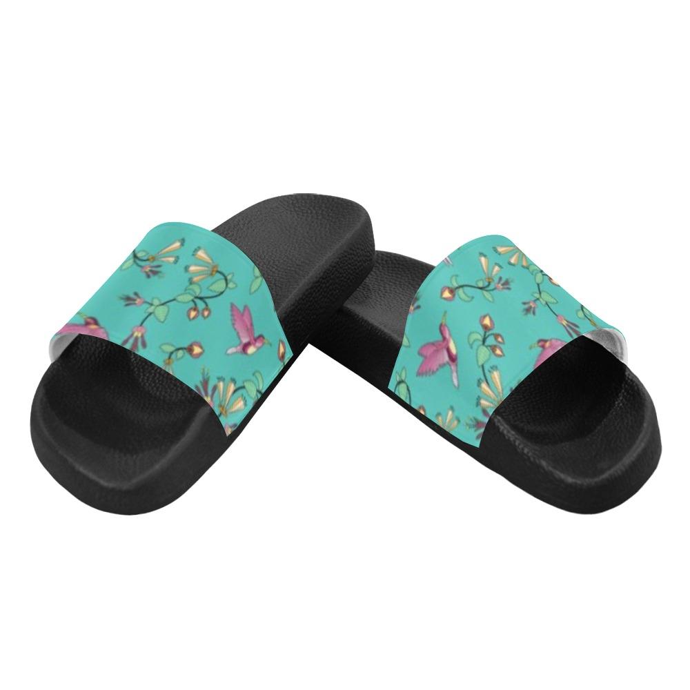 Swift Pastel Men's Slide Sandals (Model 057) Men's Slide Sandals (057) e-joyer 