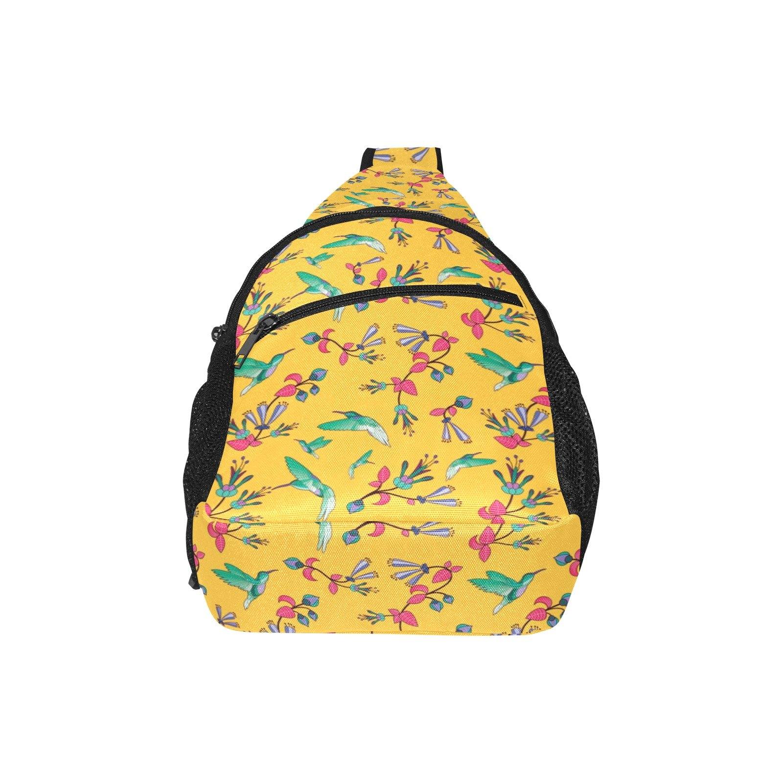 Swift Pastel Yellow All Over Print Chest Bag (Model 1719) All Over Print Chest Bag (1719) e-joyer 