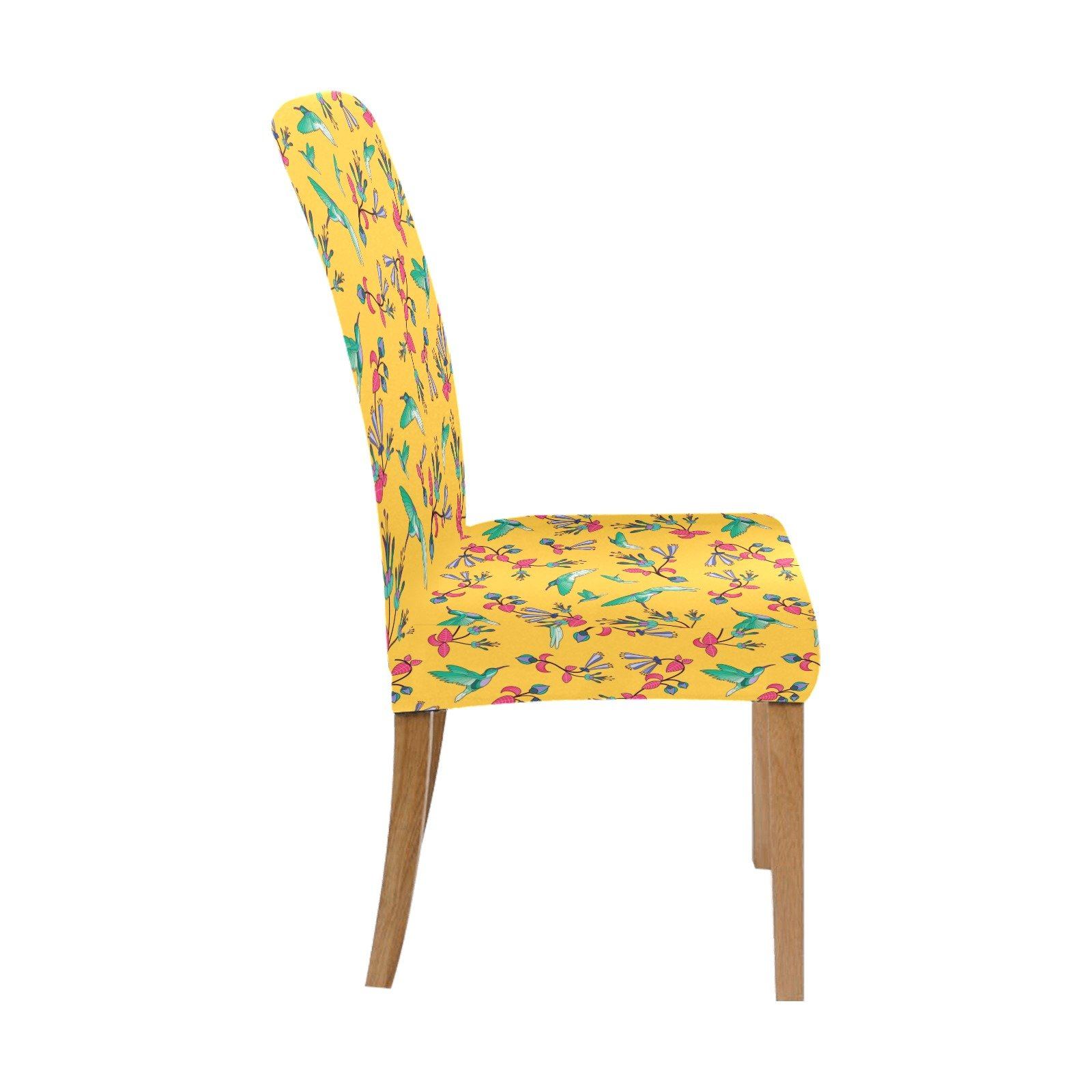 Swift Pastel Yellow Chair Cover (Pack of 4) Chair Cover (Pack of 4) e-joyer 
