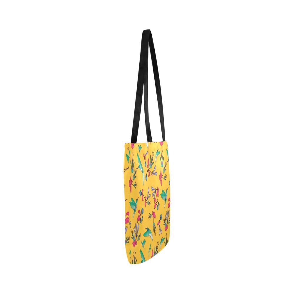 Swift Pastel Yellow Reusable Shopping Bag Model 1660 (Two sides) Shopping Tote Bag (1660) e-joyer 
