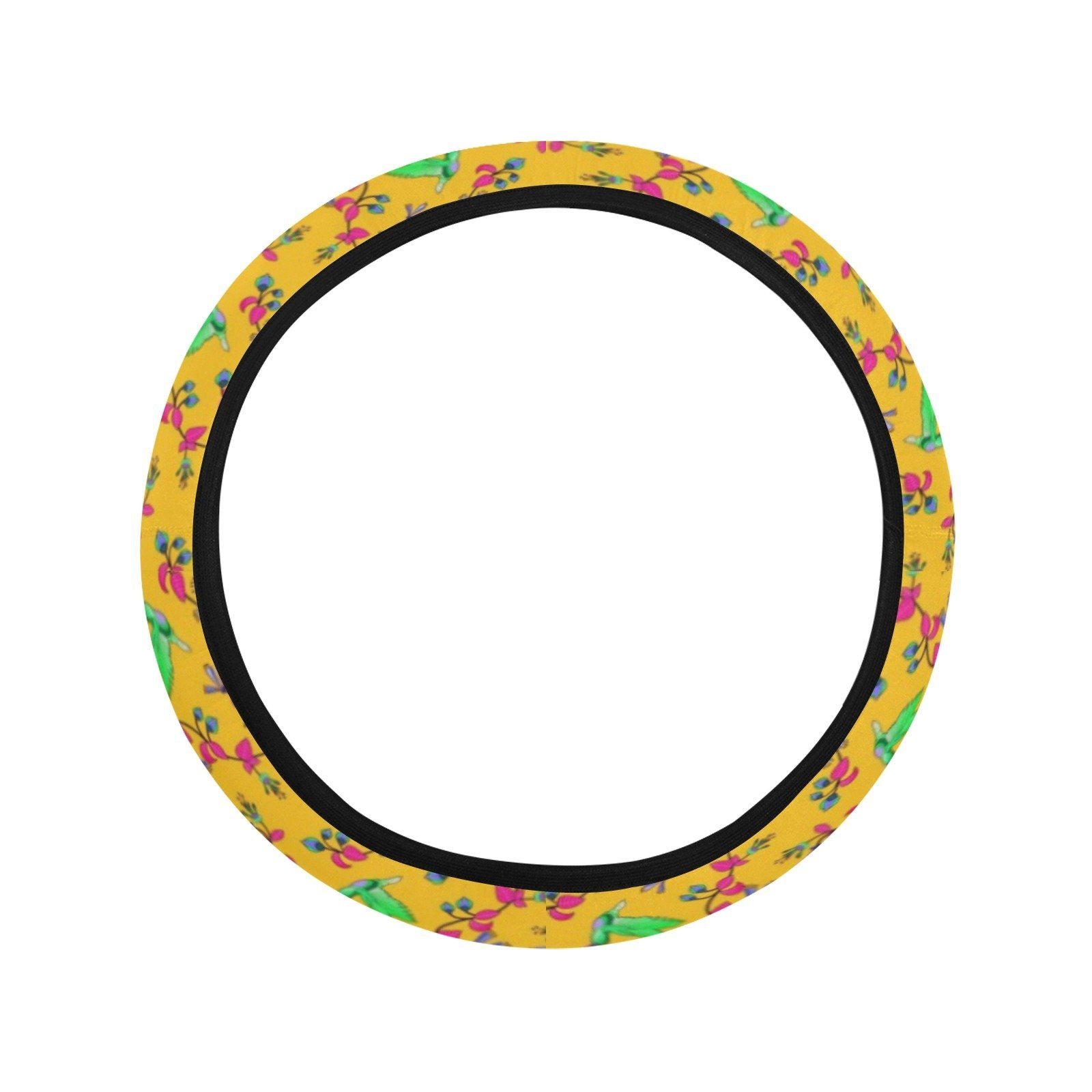 Swift Pastel Yellow Steering Wheel Cover with Elastic Edge Steering Wheel Cover with Elastic Edge e-joyer 