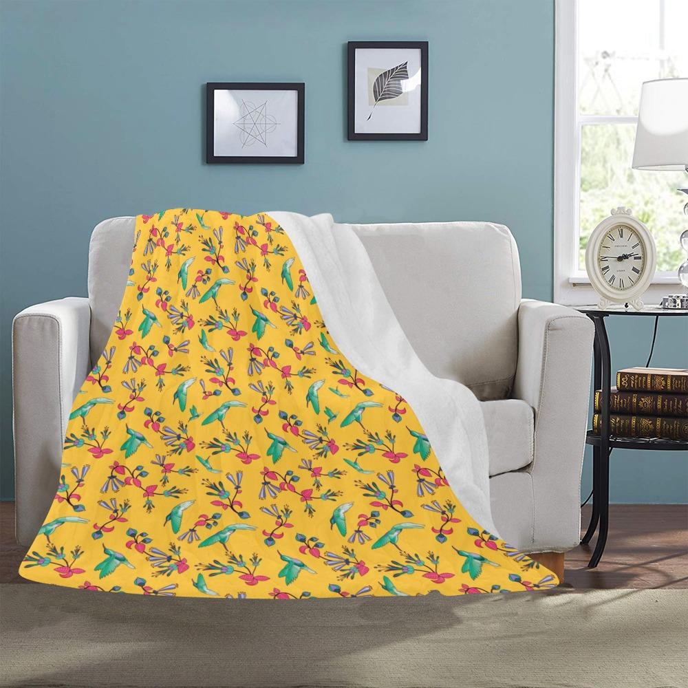 Swift Pastel Yellow Ultra-Soft Micro Fleece Blanket 50"x60" Ultra-Soft Blanket 50''x60'' e-joyer 