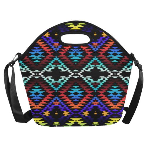 Taos Morning and Midnight Neoprene Lunch Bag/Large (Model 1669) Neoprene Lunch Bag/Large (1669) e-joyer 