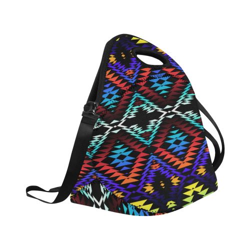 Taos Morning and Midnight Neoprene Lunch Bag/Large (Model 1669) Neoprene Lunch Bag/Large (1669) e-joyer 