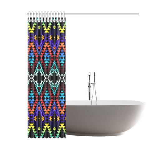 Taos Morning and Midnight Shower Curtain 60"x72" Shower Curtain 60"x72" e-joyer 