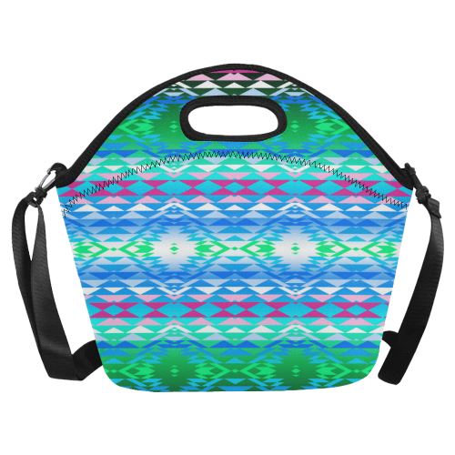 Taos Powwow 150 Neoprene Lunch Bag/Large (Model 1669) Neoprene Lunch Bag/Large (1669) e-joyer 