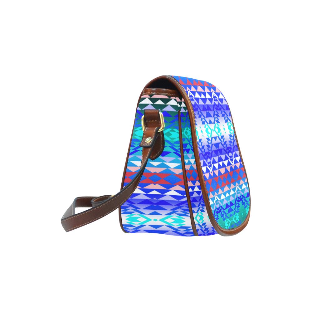 Taos Powwow 180 Saddle Bag/Small (Model 1649) Full Customization Saddle Bag/Small (Full Customization) e-joyer 