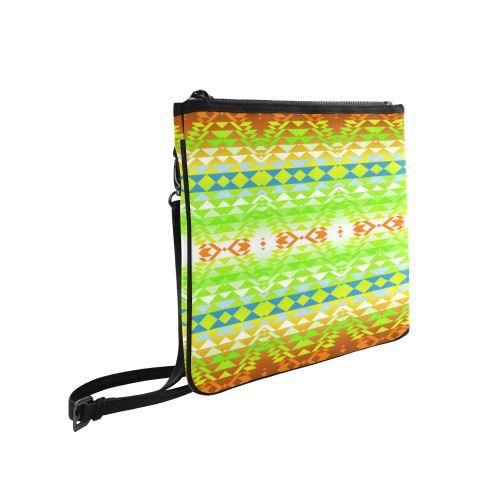 Taos Powwow 30 Slim Clutch Bag (Model 1668) Slim Clutch Bags (1668) e-joyer 