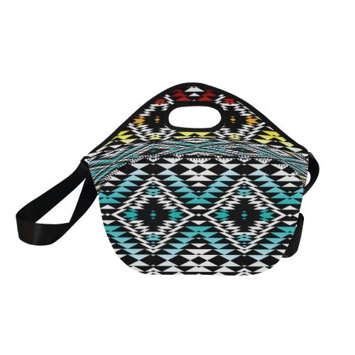 Taos Sunrise Neoprene Lunch Bag/Large (Model 1669) Neoprene Lunch Bag/Large (1669) e-joyer 