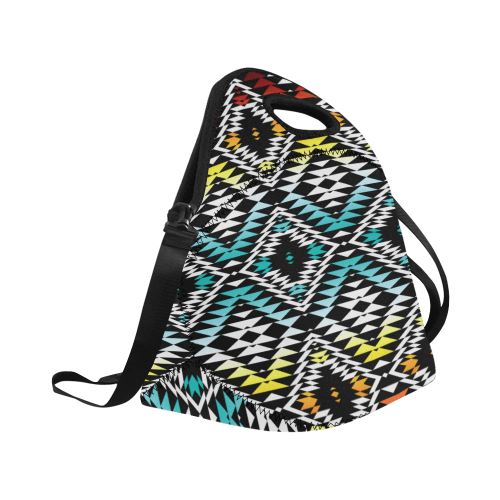 Taos Sunrise Neoprene Lunch Bag/Large (Model 1669) Neoprene Lunch Bag/Large (1669) e-joyer 