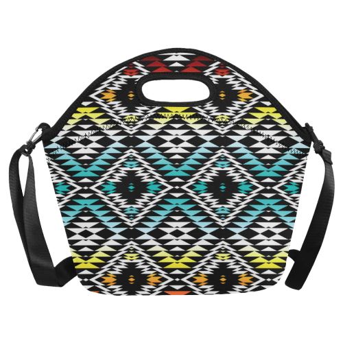 Taos Sunrise Neoprene Lunch Bag/Large (Model 1669) Neoprene Lunch Bag/Large (1669) e-joyer 