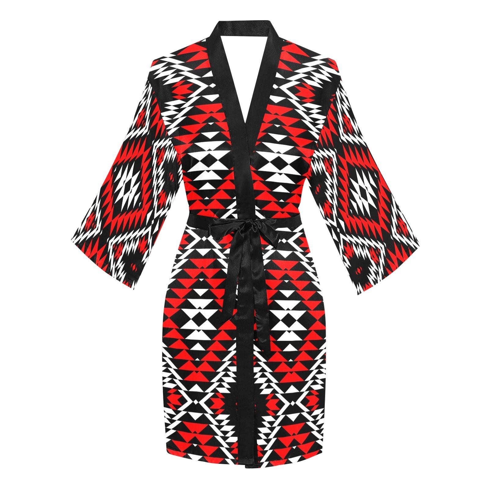 Taos Wool Long Sleeve Kimono Robe Long Sleeve Kimono Robe e-joyer 