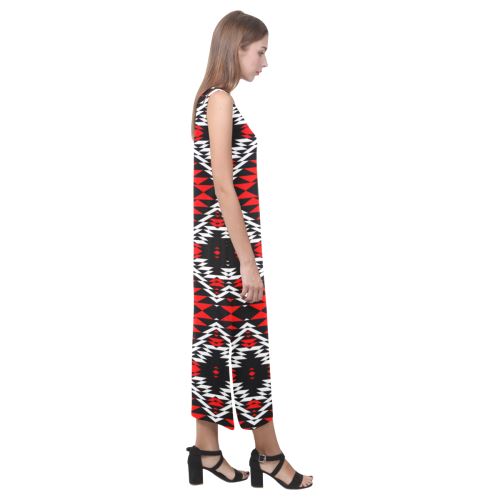 Taos Wool Phaedra Sleeveless Open Fork Long Dress (Model D08) Phaedra Sleeveless Open Fork Long Dress (D08) e-joyer 