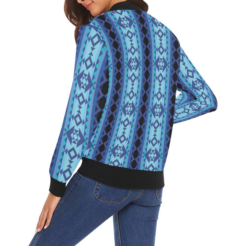 Tipi All Over Print Bomber Jacket for Women (Model H19) All Over Print Bomber Jacket for Women (H19) e-joyer 