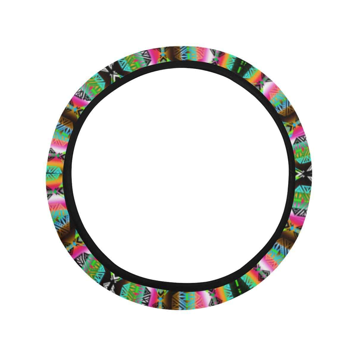 Trade Route North Steering Wheel Cover with Elastic Edge Steering Wheel Cover with Elastic Edge e-joyer 