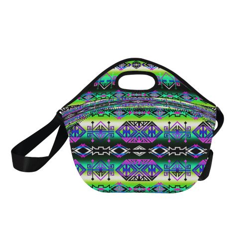 Trade Route South Neoprene Lunch Bag/Large (Model 1669) Neoprene Lunch Bag/Large (1669) e-joyer 