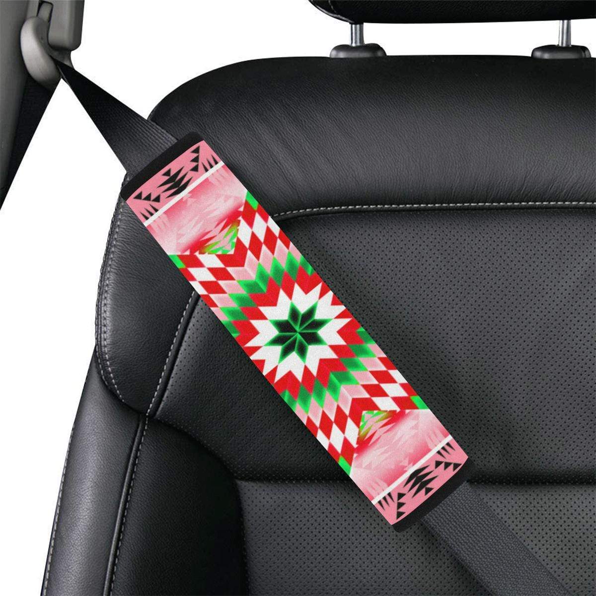 Tropical Forest Star Quilt Car Seat Belt Cover 7''x12.6'' Car Seat Belt Cover 7''x12.6'' e-joyer 