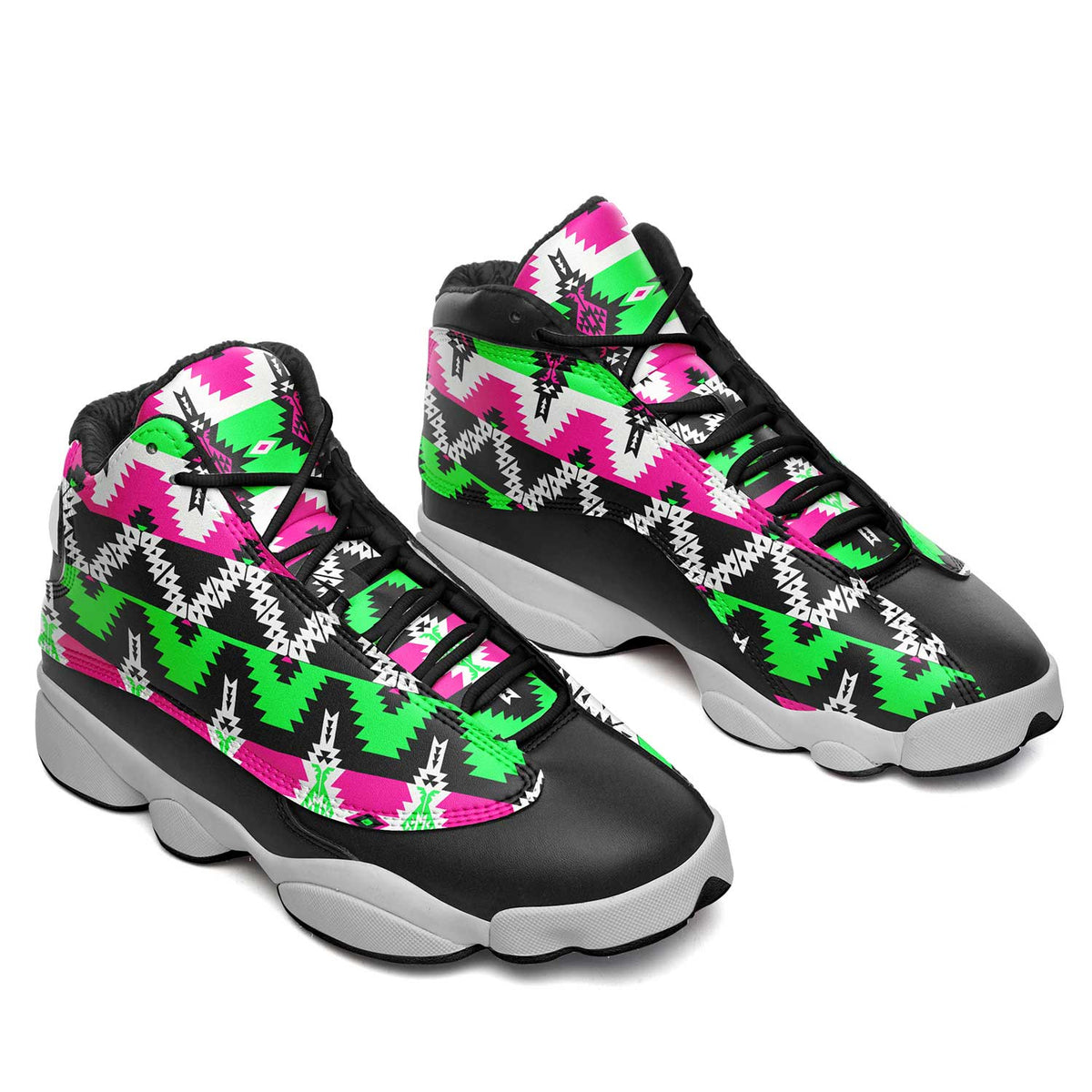 Neon Floral Wolves Isstsokini
